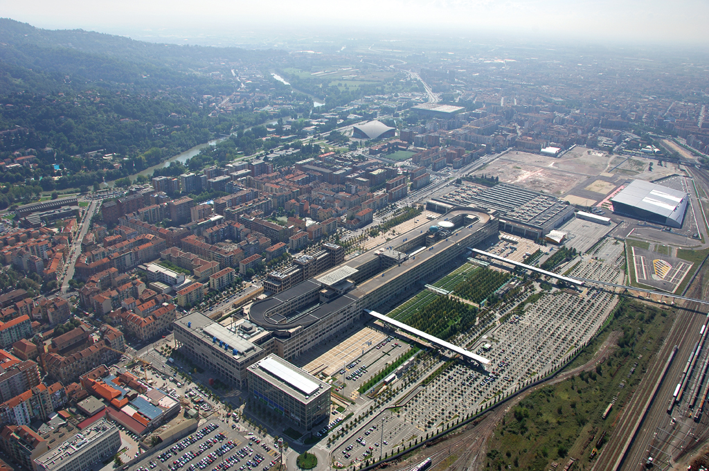 Lingotto factory, aerial view | Photo © Gianni Berengo Gardin, courtesy of RPBW