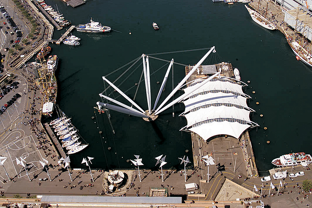 Columbus International Exposition, old port, Genoa | photo: Banchero, courtesy of RPBW