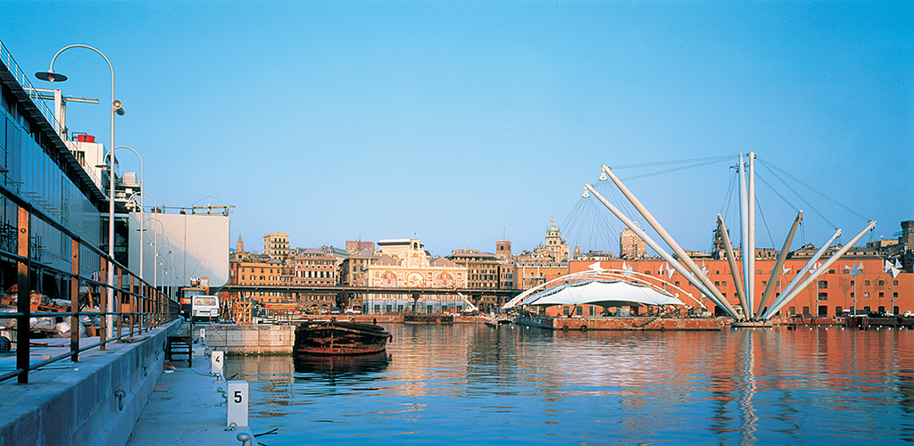 Columbus International Exposition, old port, Genoa | photo: Michel Denancé, courtesy of RPBW