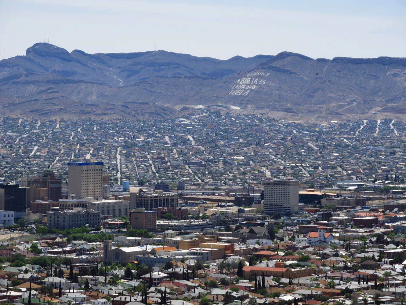 El Paso and Juarez. 