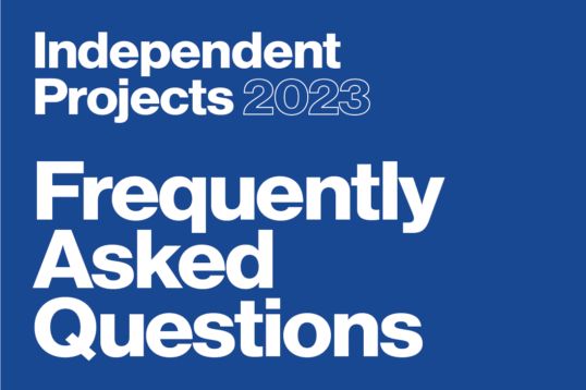 Independent Projects 2023 Frequently Asked Questions